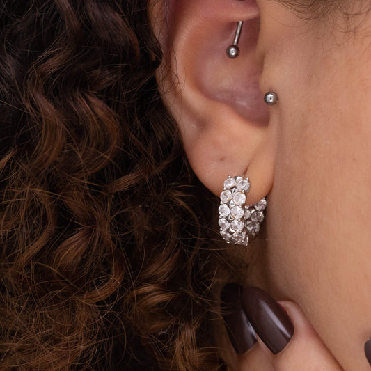 Eternity Hoops- Medium