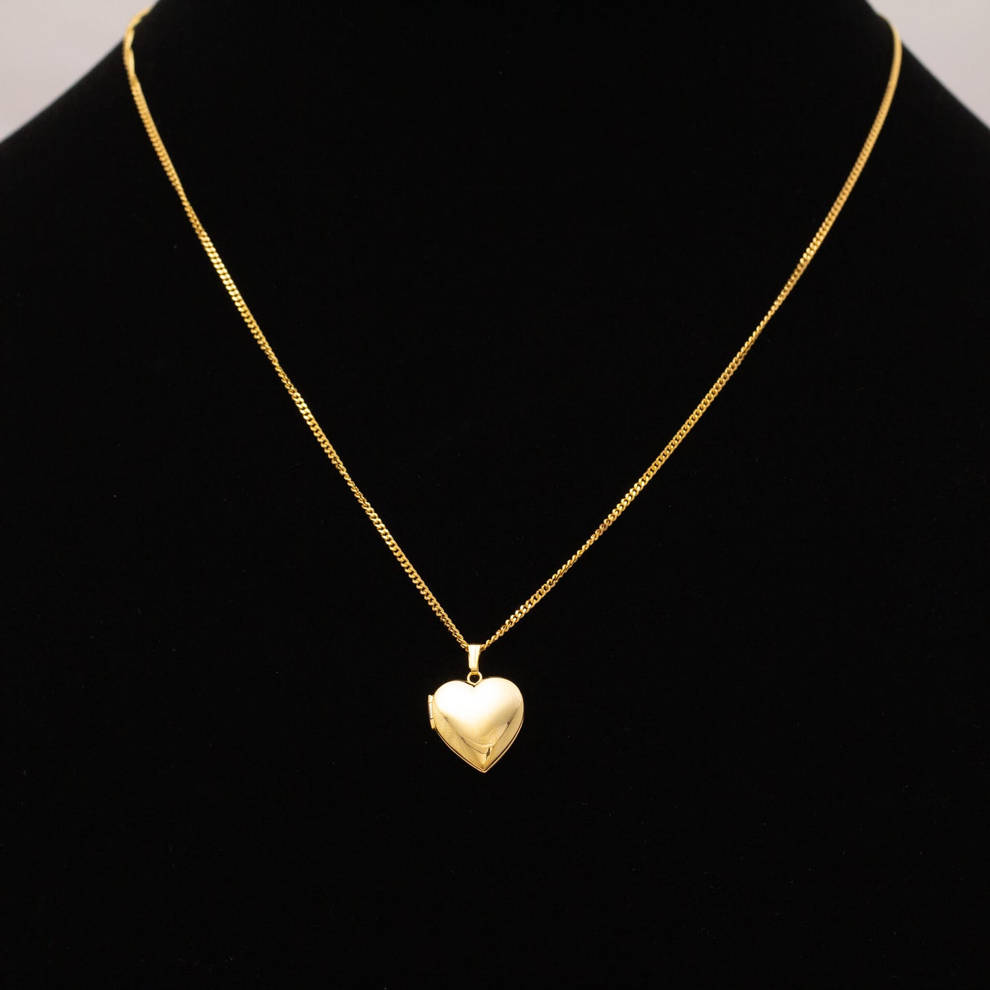 Golden Heart Locket
