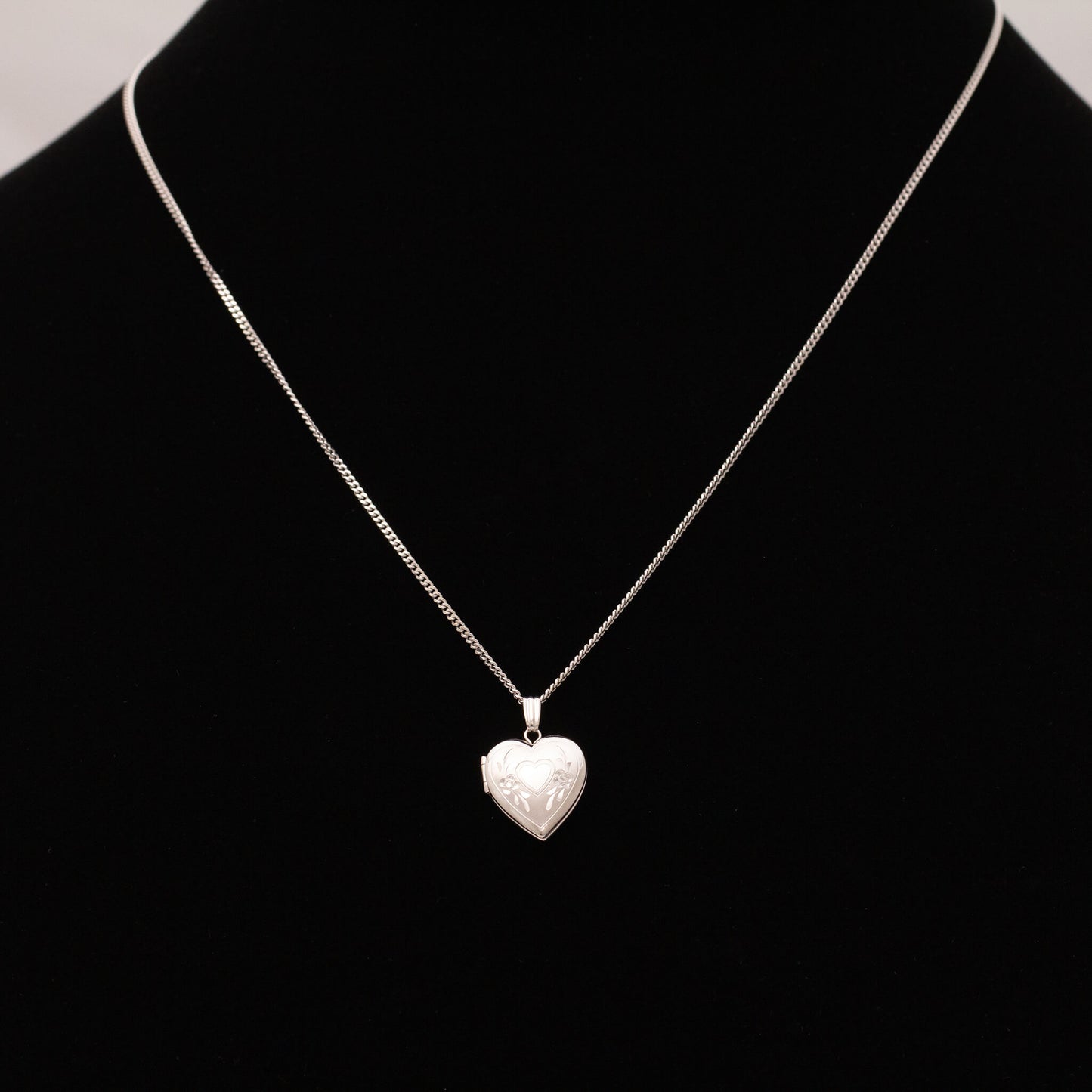 Silver Heart Locket
