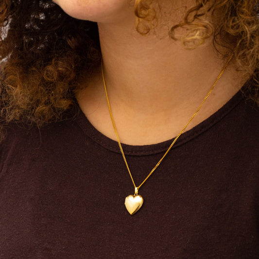 Golden Heart Locket