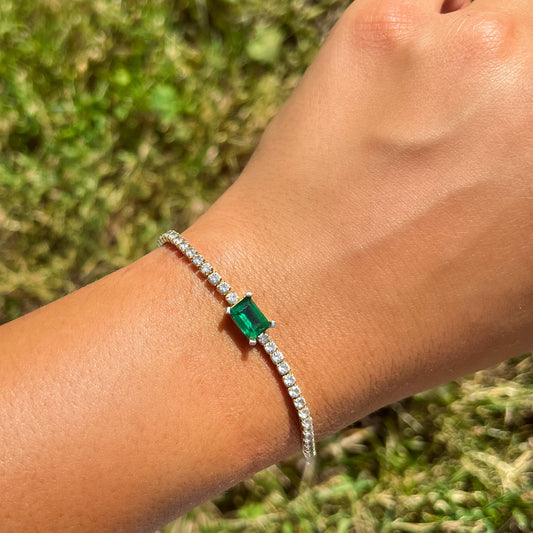 Emerald Tennis Bracelet